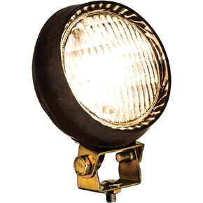 Buyers Products 1492100 5 Inch Round Incandescent Flood Light, 10 Inch Lead W/Blunt Cut Connection, IP67 Rated, Zinc Plated Mount