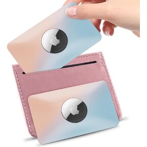 2 Pack Credit Card Size Wallet Case Holder for Apple AirTag Locator