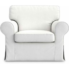 TLYESD Ektorp Chair Cover Replacement for IKEA Ektorp Armchair Cover,Ektorp Chair Slipcover,Ektorp Couch Cover Only! Doesn't Fit Uppland (Blue)