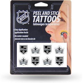 مجموعة وشم الوجه من ريكو إندستريز NHL Los Angeles Kings، 8 قطع