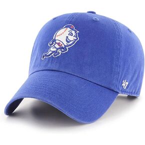 '47 New York Mets Clean Up Dad Hat Baseball Cap - Royal/Mr. Met, One Size