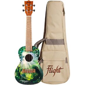 Flight, 4-String Orchid Concert Ukulele, AUC-33
