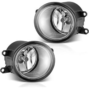 مصابيح الضباب AUTOSAVER88 متوافقة مع 2007-2014 Camry 2009-2013 Corolla 2006-2012 RAV4 2010-2013 Lexus RX350 & RX450h 2013 GS350 & GS450h & LX570 2006 Scion xA مصابيح الضباب البديلة