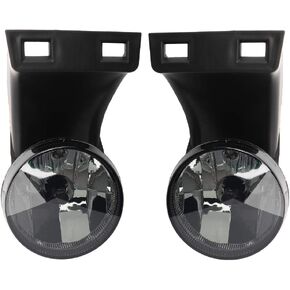 MAYASAF Smoked Lens Fog Light for DODGE Replacement Fog Lamp Assembly Fit for 1994-2001 RAM 1500, 1994-2002 RAM 2500, 1994-2002 RAM 3500