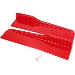 Aramox Side Wing Splitter, 2pcs Car Side Skirt Anti Scratch Universal Winglets Diffuser Splitter for Automobiles