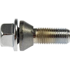 Dorman 610-493 M14-1.50 Wheel Bolt - 19mm Hex, 26.8mm Thread Length Compatible with Select Volvo Models, 10 Pack
