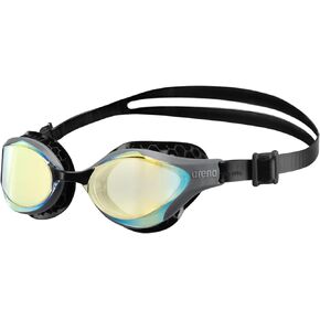 ARENA Unisex Adult Air-Bold Swipe Anti-Fog Training Swim Goggles Men and Women Cushioned Seals Large Fit Wide Lenses