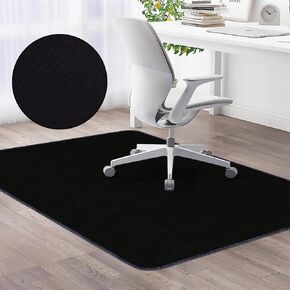 USTIDE Upgraded Office Chair Mat for Hardwood & Tile Floor 35"x47", Computer Desk Gaming Rolling Chair Mat Wood Floor Protector Glue - Free Adhesive Non-Slip Floor Protector for Home Ofiice, Coffee