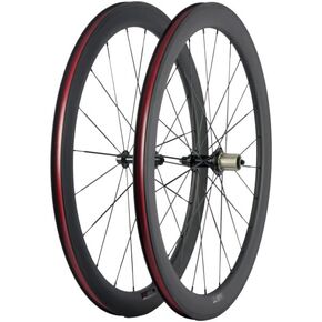 Carbon Fiber Road Bike Wheels 50mm Clincher Wheelset 700c Racing Bike Wheel