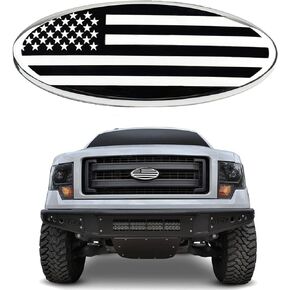 شعار الباب الخلفي للشواية الأمامية 9 بوصة لـ 04-14 F150، 11-14 Edge، 11-16 Explorer، 06-11 Ranger، 07-14 Expedition، 9 "X3.5" لفورد