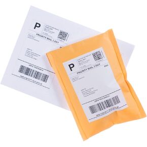 8.5" x 5.5" Half Sheet Self Adhesive Shipping Labels for Laser or Inkjet Printer (200 Labels)