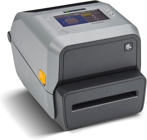 ZEBRA ZD621 طابعة مكتبية للنقل الحراري ملونة تعمل باللمس LCD 203 نقطة في البوصة عرض الطباعة 4 بوصة USB إيثرنت تسلسلي 802.11ac مع القاطع ZD6A142-321L01EZ in Saudi Arabia