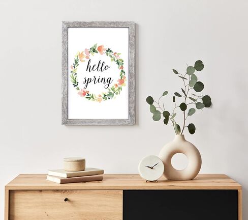 Farmhouse Wall Decor Sign For St Patricks Day Decor & Spring Decoration For The Home With 16 Interchangeable Holiday Sayings Rustic Home Decor Valentines Day Decor Easter Kitchen 11x16" Picture Frame in Saudi Arabia