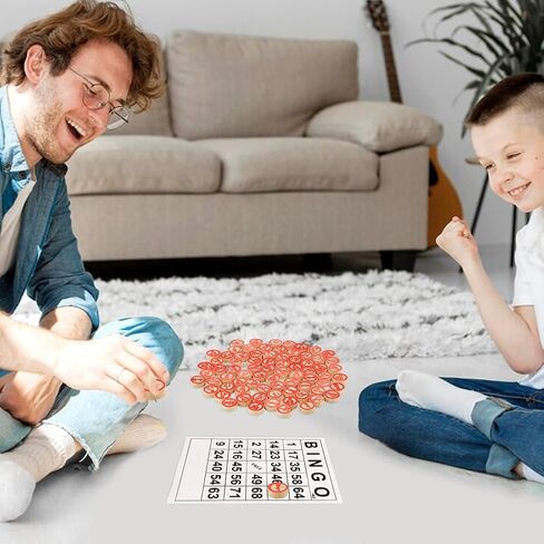 لعبة بينجو اللوحية، بطاقات بينجو كلاسيكية، لعبة بينجو خشبية عتيقة لألعاب مجموعات الحفلات، مع 40 بطاقة أرقام بينجو و75 شطرنج in Kuwait