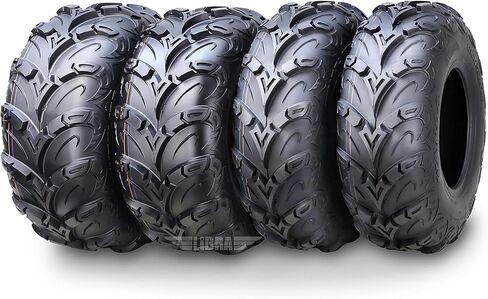 WANDA Premium 8 Ply ATV Tires 22x7-11 22x10-9 Mud Sling Compatible for Honda Recon 250 Suzuki Ozark 250 in Kuwait