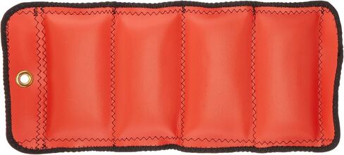 Sammons Preston Cuff Weight, 15 lb, Gold, 2 Velcro Strap & D-Ring Closure, Grommet for Easy Hanging, Lead Free Steel Ankle & Wrist Weights, For Strength Building & Injury Rehab, Sold Individually in Kuwait