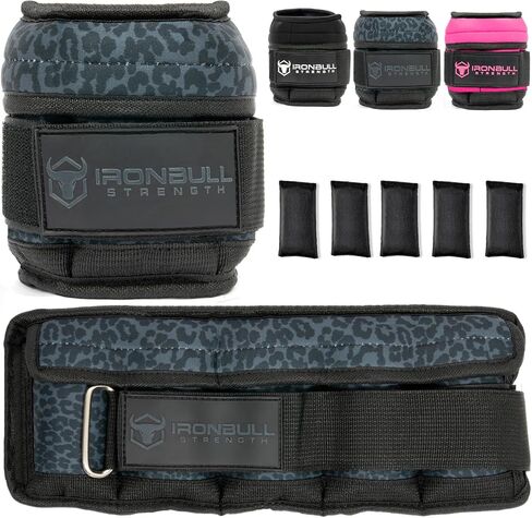 Adjustable Ankle Weights (Pair) - Weighted Ankle Weight for Walking, Gym and Exercise - 2, 4, 6, 8, 10 LB Leg Weight with Straps for Women and Men in Saudi Arabia