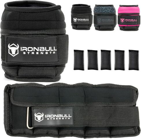 Adjustable Ankle Weights (Pair) - Weighted Ankle Weight for Walking, Gym and Exercise - 2, 4, 6, 8, 10 LB Leg Weight with Straps for Women and Men in Saudi Arabia