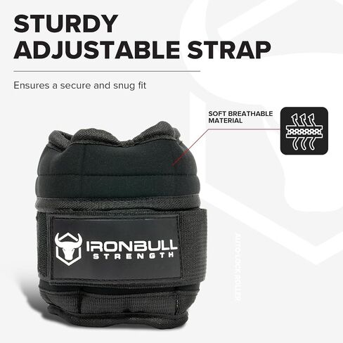 Adjustable Ankle Weights (Pair) - Weighted Ankle Weight for Walking, Gym and Exercise - 2, 4, 6, 8, 10 LB Leg Weight with Straps for Women and Men in Saudi Arabia
