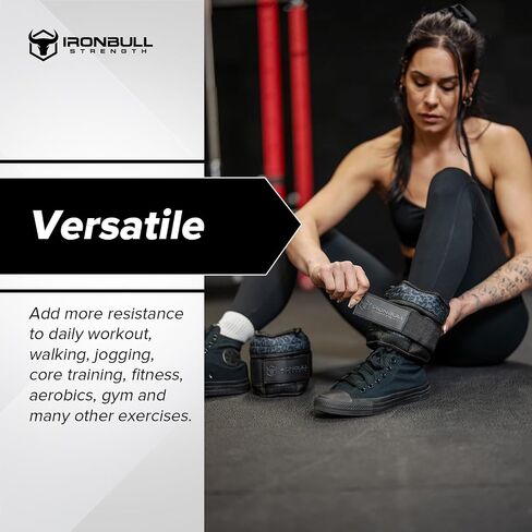 Adjustable Ankle Weights (Pair) - Weighted Ankle Weight for Walking, Gym and Exercise - 2, 4, 6, 8, 10 LB Leg Weight with Straps for Women and Men in Saudi Arabia