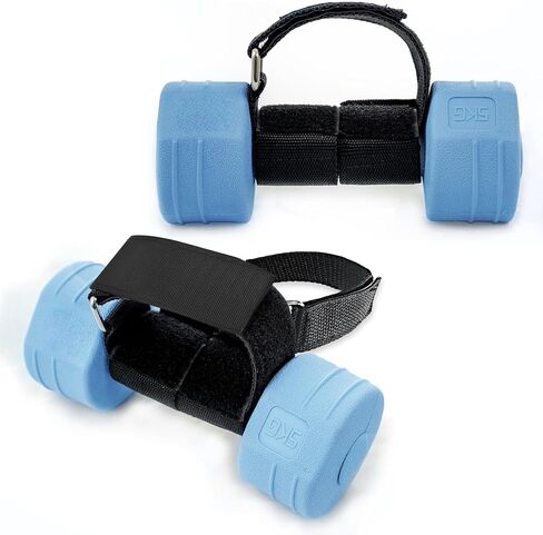 2Pcs Ankle Straps for Dumbbells Weights, Adjustable Weights, Foot Dumbbell Attachment, Tibialis Trainer, Leg Extensions Home Gym Equipment for Women and Men (Upgraded) in Kuwait