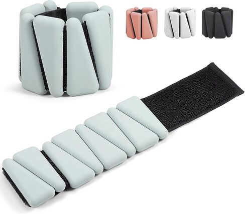 Wrist Ankle Weights for Women Men kid, Adjustable arm Weighted set for Yoga, Walking, Pilates, Exercise, Fitness, Aerobics, Gym, Set of 2 (1lb Each) in Saudi Arabia