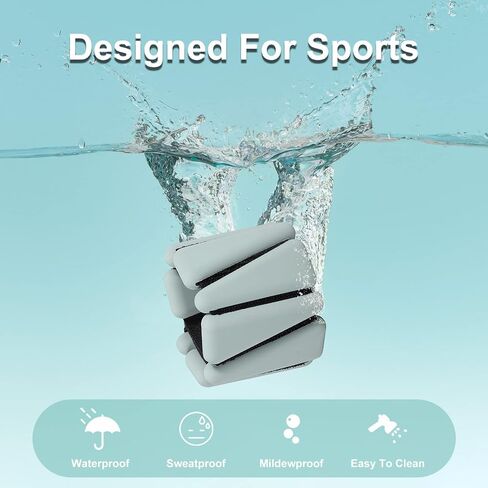 Wrist Ankle Weights for Women Men kid, Adjustable arm Weighted set for Yoga, Walking, Pilates, Exercise, Fitness, Aerobics, Gym, Set of 2 (1lb Each) in Saudi Arabia