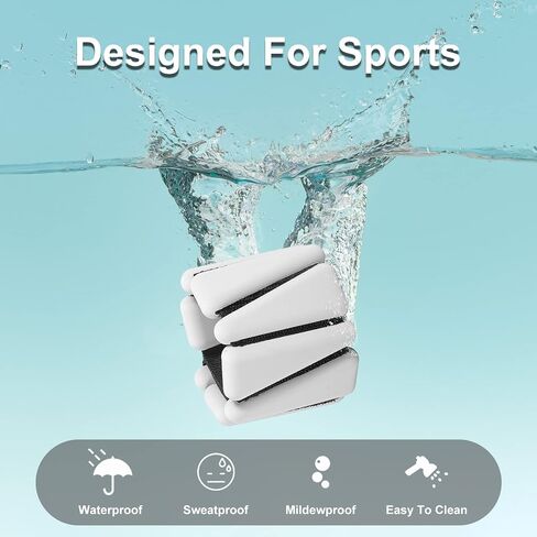 Wrist Ankle Weights for Women Men kid, Adjustable arm Weighted set for Yoga, Walking, Pilates, Exercise, Fitness, Aerobics, Gym, Set of 2 (1lb Each) in Saudi Arabia