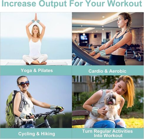 Wrist Ankle Weights for Women Men kid, Adjustable arm Weighted set for Yoga, Walking, Pilates, Exercise, Fitness, Aerobics, Gym, Set of 2 (1lb Each) in Saudi Arabia