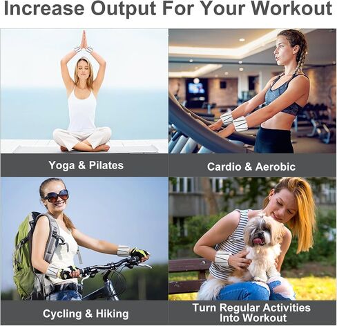 Wrist Ankle Weights for Women Men kid, Adjustable arm Weighted set for Yoga, Walking, Pilates, Exercise, Fitness, Aerobics, Gym, Set of 2 (1lb Each) in Saudi Arabia