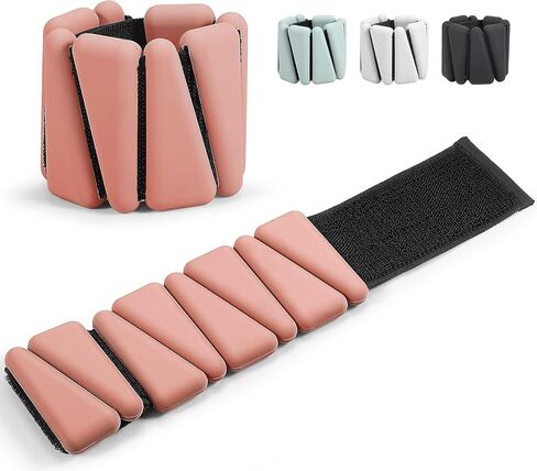 Wrist Ankle Weights for Women Men kid, Adjustable arm Weighted set for Yoga, Walking, Pilates, Exercise, Fitness, Aerobics, Gym, Set of 2 (1lb Each) in Saudi Arabia