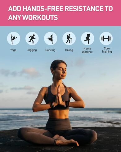 Fragraim Wrist Weights Sets for Women & Men with Thumb Loops Lock (Available in 0.5lb, 1lbs or 1.5lbs each), Great for Walking Running Weightlifting Training Gymnastic Aerobic Jogging Cardio Exercises in Kuwait