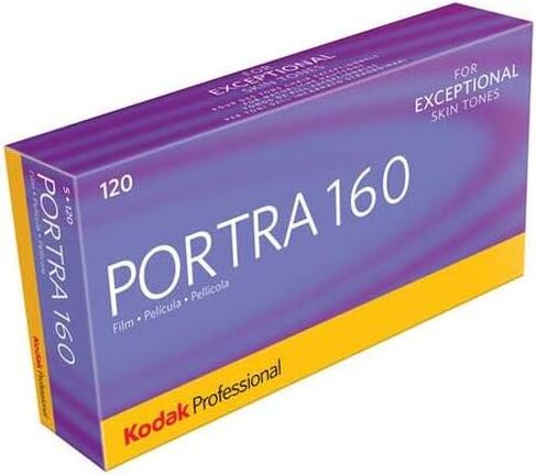 Kodak Portra 160 Color Negative Film, ISO 160, Size 120, Pack of 5 in Saudi Arabia