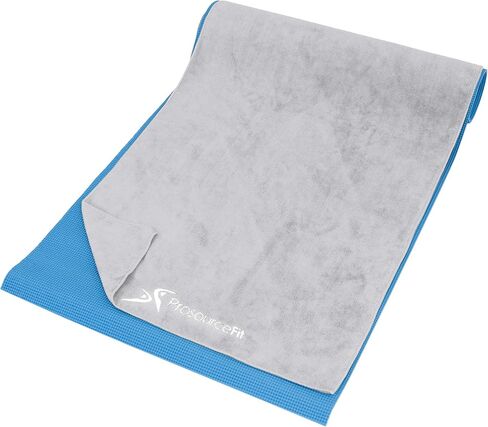 ProsourceFit Arida Yoga Mat Towel Super-Absorbent Microfiber 68-inch by 24-inch for Yoga, Pilates, and Working Out (3 Color Options) in Saudi Arabia