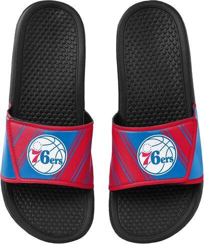 صنادل FOCO الرجالية بشعار فريق NBA Shower Sport Legacy Slide Flip Flop in Saudi Arabia