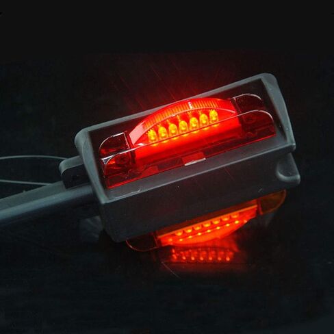 NEWSUN® 2 * 7 LED Fender Lights Kit، سلك مزدوج الجانب 4X5 "، LED عالي الطاقة، علامة إشارة الانعطاف، مصابيح علامة خلوص المقطورة، كهرماني وأحمر، RH&LH، لسيارة نقل مقطورة القوارب، مقاومة للماء in Kuwait