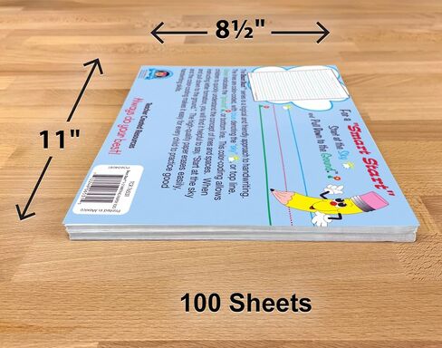 ورق كتابة من Teacher Created Resources Smart Start 1-2: 100 ورقة، TCR76531، أبيض in Saudi Arabia