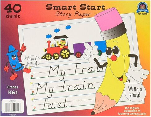 ورق كتابة من Teacher Created Resources Smart Start 1-2: 100 ورقة، TCR76531، أبيض in Saudi Arabia