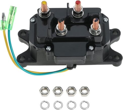 12 فولت 250A ونش الملف اللولبي التتابع قواطع ل ATV UTV قارب مركبة الإبهام شاحنة ونش الروك الإبهام التبديل صناعة ونش 1500-5000lbs استبدال 63070 62135 74900 70715 2875714 in Kuwait