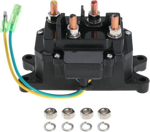 12 فولت 250A ونش الملف اللولبي التتابع قواطع ل ATV UTV قارب مركبة الإبهام شاحنة ونش الروك الإبهام التبديل صناعة ونش 1500-5000lbs استبدال 63070 62135 74900 70715 2875714 in Kuwait