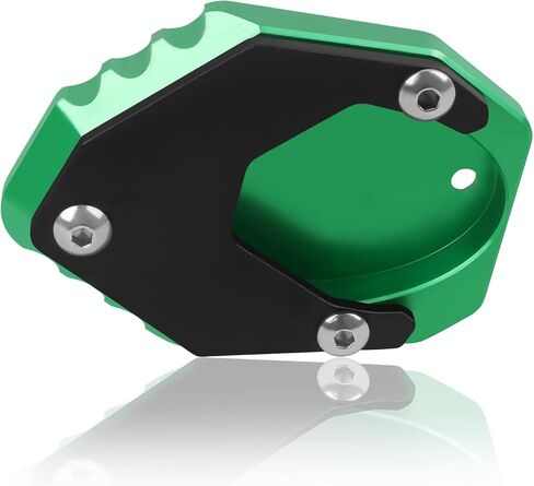 Worldmotop Motorcycle Extension Kickstand Pad Enlarger Side Stand Plate Compatible with Kawasaki Ninja 400 Z400 2018-2022 (green) in Kuwait