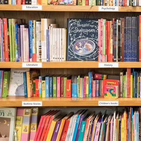 100 عبوة من حامل الملصقات الشفافة، علامة رف لاصقة، حامل جيوب مقاس 1.2 × 4.3 بوصة لرف الكتب، صندوق بريد الأعمال، السوبر ماركت، مكتبة المدرسة in Kuwait