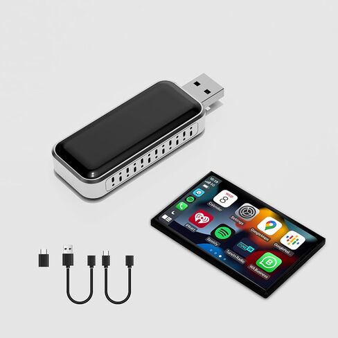 محول Apple Carplay اللاسلكي: محول Carplay اللاسلكي للتحديث عبر الإنترنت للمصنع السلكي Apple Carplay Auto Connect Wireless Carplay يحول السيارات من 2017 وiOS 13+، 3 محولات in Saudi Arabia