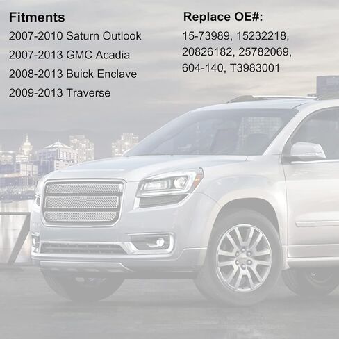 604-140 مشغل باب مزيج HVAC لـ Buick Enclave 2008-2012، استبدال مشغل باب الهواء لـ 20826182،15-73989، محرك تشغيل درجة حرارة مكيف الهواء لـ Traverse 2009-2012، Acadia in Kuwait