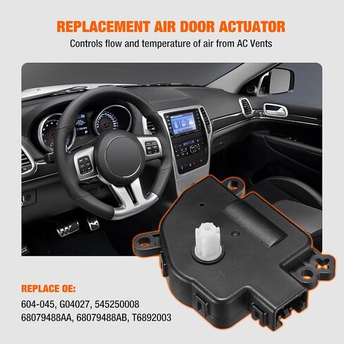 604-140 مشغل باب مزيج HVAC لـ Buick Enclave 2008-2012، استبدال مشغل باب الهواء لـ 20826182،15-73989، محرك تشغيل درجة حرارة مكيف الهواء لـ Traverse 2009-2012، Acadia in Saudi Arabia