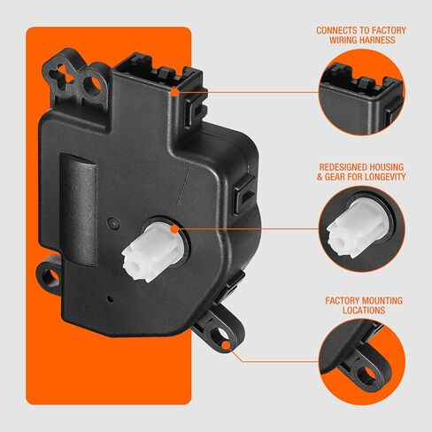 604-140 مشغل باب مزيج HVAC لـ Buick Enclave 2008-2012، استبدال مشغل باب الهواء لـ 20826182،15-73989، محرك تشغيل درجة حرارة مكيف الهواء لـ Traverse 2009-2012، Acadia in Saudi Arabia