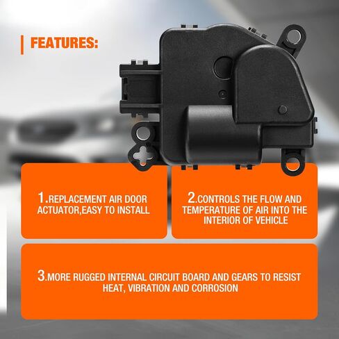 604-140 مشغل باب مزيج HVAC لـ Buick Enclave 2008-2012، استبدال مشغل باب الهواء لـ 20826182،15-73989، محرك تشغيل درجة حرارة مكيف الهواء لـ Traverse 2009-2012، Acadia in Saudi Arabia