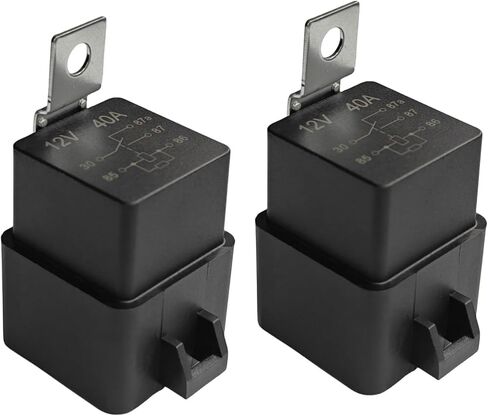882751A1 Pair of Power Trim Tilt Relay for Mercury Mariner Force 20-300 HP Outboard and Johnson Evinrude OMC Sterndrive 5 5.8 Models 12V 3854138 882751A2 in Saudi Arabia