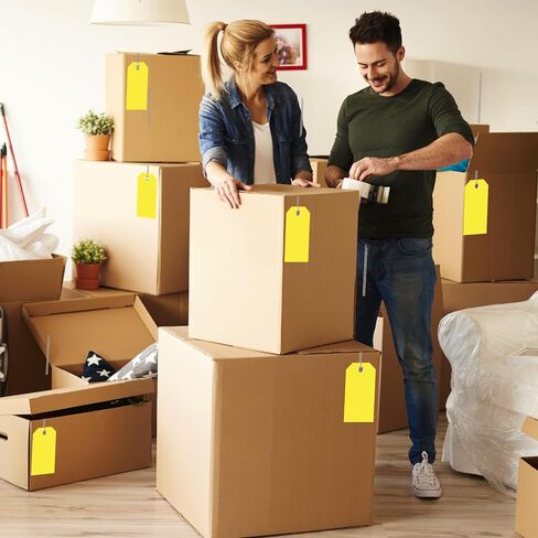100 Pieces 2x4 inch 10mil Green Plastic Shipping Tags with Wires Heavy Duty Hang Tags with String Waterproof Labeling Tags with Reinforced for Gift Luggage Garage Inventory in Saudi Arabia