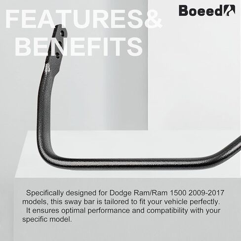 Rear Adjustable Sway Bar fit for Dodge Ram/Ram 1500 2009-2017 Chrome Moly Spring Steel 4140 Replace# 7709 in Kuwait